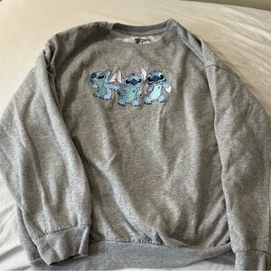 Disney Stitch Gray Pullover